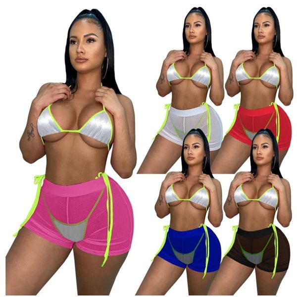 women's tracksuits 2021 summer beach style 3 piece set women sequins backless crop underwear see through mesh shorts glitter bodycon bo, Gray
women's tracksuits 2021 summer beach style 3 piece set women sequins backless crop underwear see through mesh shorts glitter bodycon bo, Gray