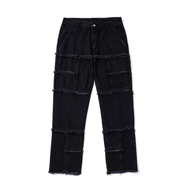 men's jeans korean streetwear black washed mens pants street retro straight oversize casual denim trousers harajuku, Blue
men's jeans korean streetwear black washed mens pants street retro straight oversize casual denim trousers harajuku, Blue
