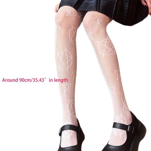 socks & hosiery q6pb women gothic punk tights harajuku anime magical five-pointed star jacquard lolita kawaii mesh fishnet pantyhose stockin, Black;white
socks & hosiery q6pb women gothic punk tights harajuku anime magical five-pointed star jacquard lolita kawaii mesh fishnet pantyhose stockin, Black;white