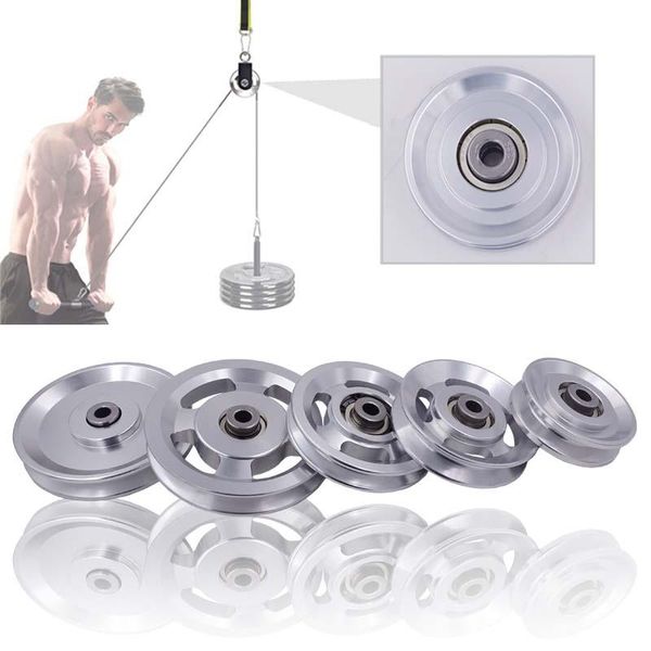 bearing pulley home gym load for fitness lifting aluminium alloy cable machine diy attachment blocks workout sports accessories
bearing pulley home gym load for fitness lifting aluminium alloy cable machine diy attachment blocks workout sports accessories