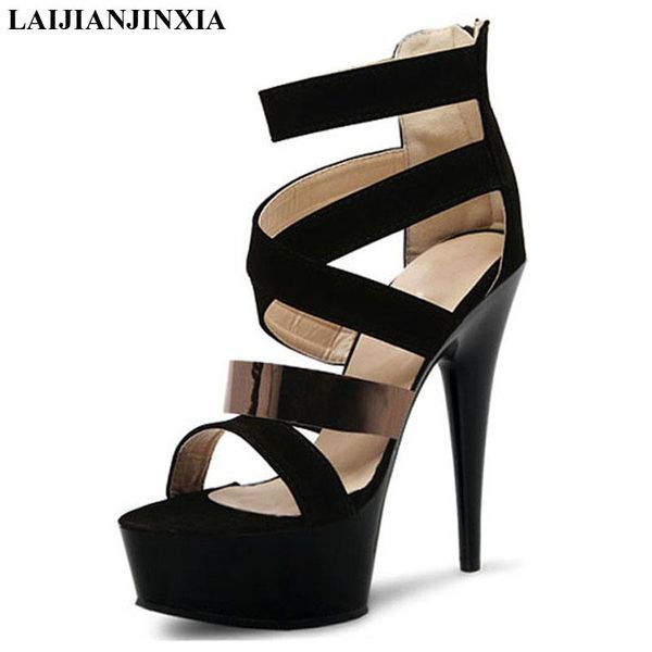 dress shoes laijianjinxia 15cm high-heeled sandals nightclub dance pole dancing model high heels women's, Black
dress shoes laijianjinxia 15cm high-heeled sandals nightclub dance pole dancing model high heels women's, Black