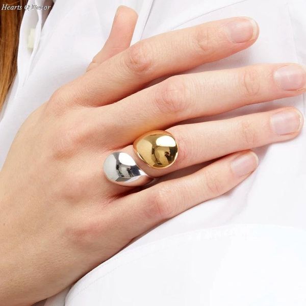 cluster rings brass geo two tone double color twist leaf statement punk party designer club gown amazing gift trendy jewelry, Golden;silver
cluster rings brass geo two tone double color twist leaf statement punk party designer club gown amazing gift trendy jewelry, Golden;silver