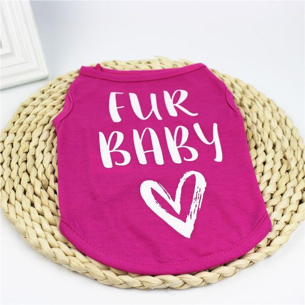 letter print fur baby love small dog polyester vest clothes pet summer t shirt cute product size s m l drop ship 20 apparel
letter print fur baby love small dog polyester vest clothes pet summer t shirt cute product size s m l drop ship 20 apparel