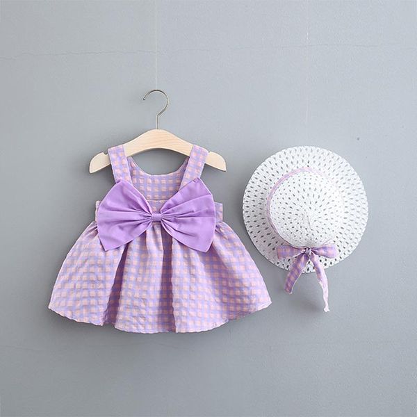 girl's dresses summer baby girl 2pcs clothes sets 2021 sleeveless birthday party lattice princess dress + hat toddler girle clothing, Red;yellow
girl's dresses summer baby girl 2pcs clothes sets 2021 sleeveless birthday party lattice princess dress + hat toddler girle clothing, Red;yellow