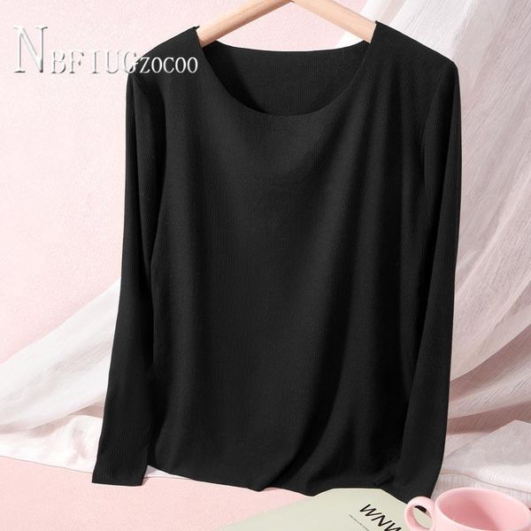 women's t-shirt spring summer long sleeve basic easy to match women t shirt knitting female bottoming tee, White
women's t-shirt spring summer long sleeve basic easy to match women t shirt knitting female bottoming tee, White