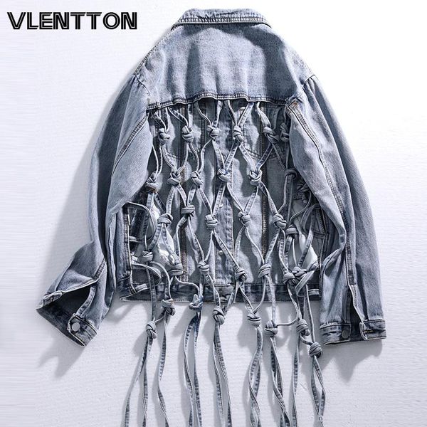 women's jackets 2021 spring fashion street style hollow out denim jacket tassel solid casual loose jeans coat female cowboy outwear, Black;brown
women's jackets 2021 spring fashion street style hollow out denim jacket tassel solid casual loose jeans coat female cowboy outwear, Black;brown