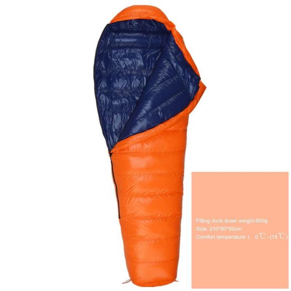 sleeping bags winter bag mummy style filling duck down 600g stitching design for travel hiking camping equipment
sleeping bags winter bag mummy style filling duck down 600g stitching design for travel hiking camping equipment