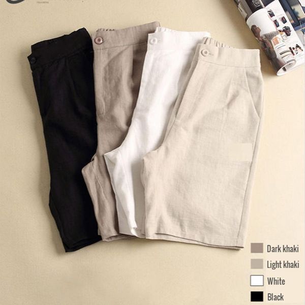 women's shorts 2021 summer style korean short pant cotton and linen casual women hip hop high waist thin wide leg sweatpant, White;black
women's shorts 2021 summer style korean short pant cotton and linen casual women hip hop high waist thin wide leg sweatpant, White;black