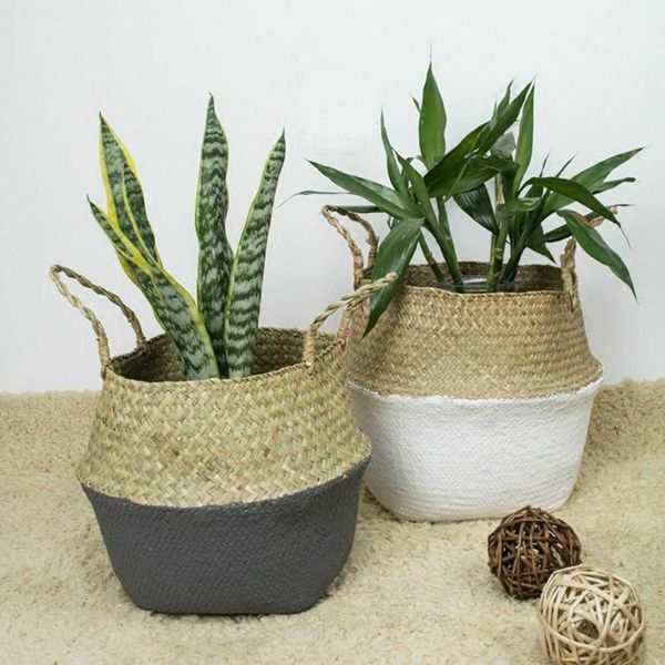 storage baskets 1 pc seagrass flower belly folding basket holder portable home plant pot laundry organizer woven bag
storage baskets 1 pc seagrass flower belly folding basket holder portable home plant pot laundry organizer woven bag