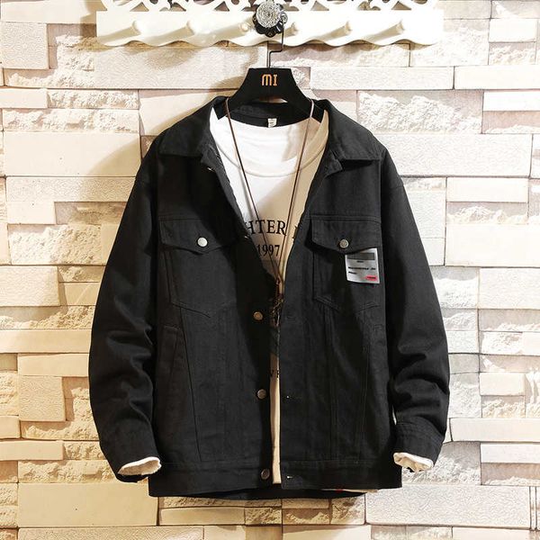men's jackets denim black green jacket spring autumn fashion clothes plus oversized m-5xl rlzr 58qb, Black;brown
men's jackets denim black green jacket spring autumn fashion clothes plus oversized m-5xl rlzr 58qb, Black;brown