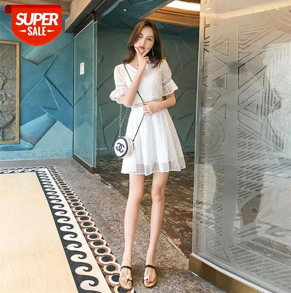 net celebrity women's chiffon dress korean version of solid color short-sleeved a-line skirt 7165 #tx5y, Black;gray
net celebrity women's chiffon dress korean version of solid color short-sleeved a-line skirt 7165 #tx5y, Black;gray