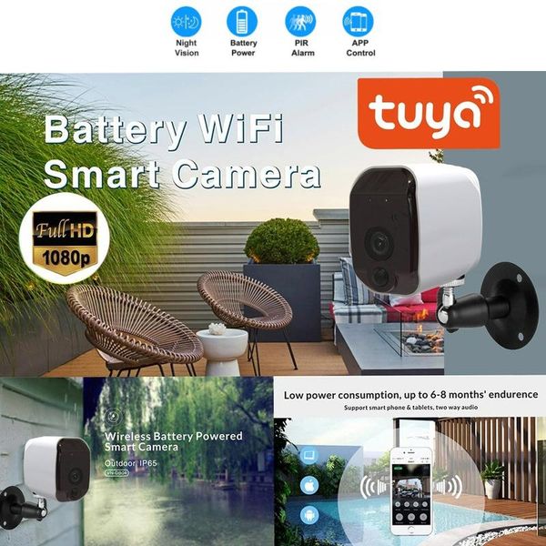 cameras tuya wifi camera battery powered 1080p hd outdoor wireless security ip surveillance weatherproof pir alarm record audio
cameras tuya wifi camera battery powered 1080p hd outdoor wireless security ip surveillance weatherproof pir alarm record audio
