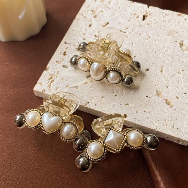 hair accessories 1pc love heart simulated pearl claw for girl korean style square oval shaped clips sweet gifts, Slivery;white
hair accessories 1pc love heart simulated pearl claw for girl korean style square oval shaped clips sweet gifts, Slivery;white