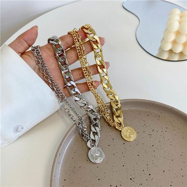 pendant necklaces lovoacc rock punk asymmetry chunky curb chains for women gold silver color queen portrait coin choker necklace
pendant necklaces lovoacc rock punk asymmetry chunky curb chains for women gold silver color queen portrait coin choker necklace