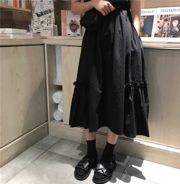 skirts vintage high waisted skirt women spring autumn teens school girls frill pleated ruffles patchwork long midi black goth dkgh
skirts vintage high waisted skirt women spring autumn teens school girls frill pleated ruffles patchwork long midi black goth dkgh