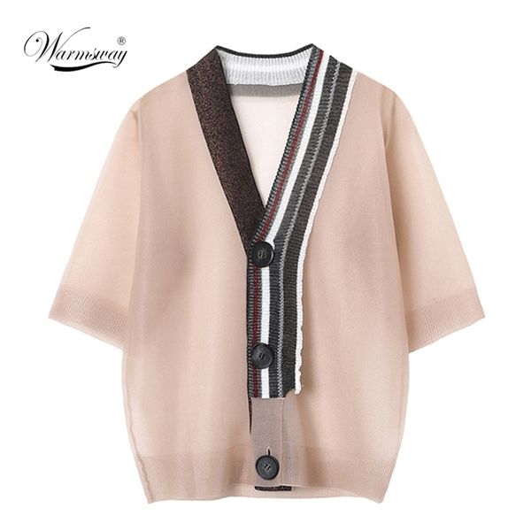 women cardigan short sleeve crop see through thin knitted sweater coat summer fashion knitwear chic a-006 210522, White
women cardigan short sleeve crop see through thin knitted sweater coat summer fashion knitwear chic a-006 210522, White