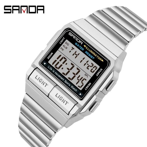 fashion sanda brand silver men's watches luxury quartz watch men steel waterproof rose golden male clock relogio masculino wristwatches, Slivery;brown
fashion sanda brand silver men's watches luxury quartz watch men steel waterproof rose golden male clock relogio masculino wristwatches, Slivery;brown