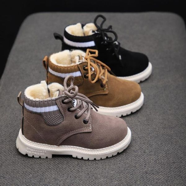 children casual shoes autumn winter boots boys fashion leather soft antislip girls 21-30 sport running, Black;grey
children casual shoes autumn winter boots boys fashion leather soft antislip girls 21-30 sport running, Black;grey