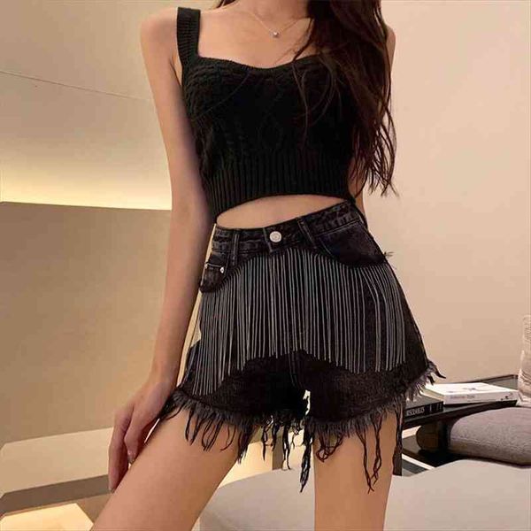 summer jeans denim hong women short kong flavor tassels aist student loose high waist show thin fashion, White;black
summer jeans denim hong women short kong flavor tassels aist student loose high waist show thin fashion, White;black