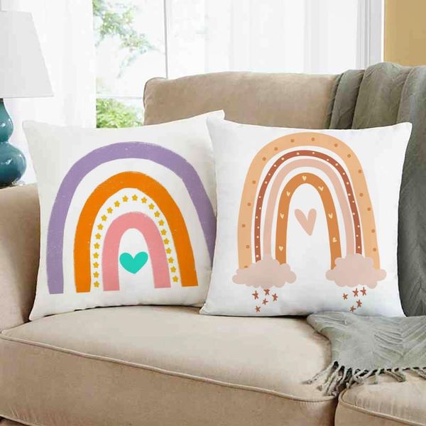 pillow case rainbow print polyester pillowcase sofa cushion cover home decor living room office simple bedroom decoration gifts
pillow case rainbow print polyester pillowcase sofa cushion cover home decor living room office simple bedroom decoration gifts