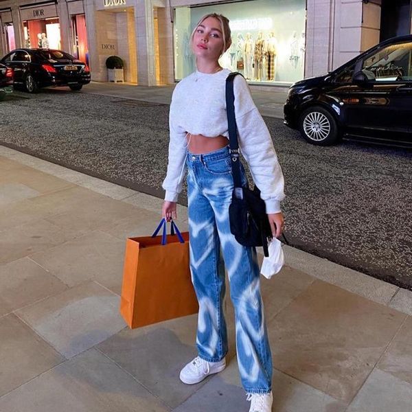 high waist blue loose washed harajuku straight denim pants vintage streetwear women's jeans baggy for women mom
high waist blue loose washed harajuku straight denim pants vintage streetwear women's jeans baggy for women mom