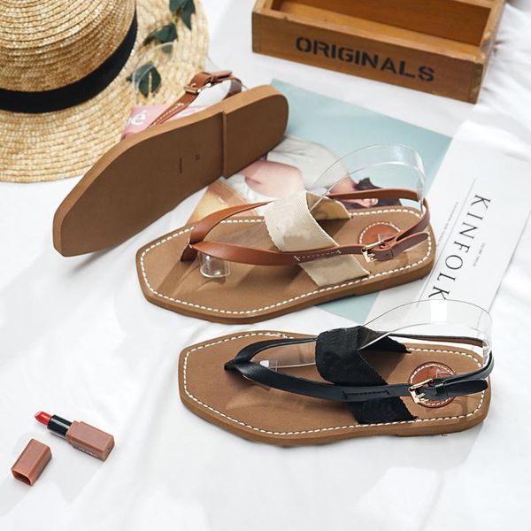 women's leather webbing slippers sandals women 2021summer new shoes sandals low heels casual slides flip flop, Black
women's leather webbing slippers sandals women 2021summer new shoes sandals low heels casual slides flip flop, Black