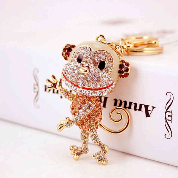 chinese style key chain creative cute inlaid diamond monkey car keychain animal zodiac metal pendant accessories
chinese style key chain creative cute inlaid diamond monkey car keychain animal zodiac metal pendant accessories