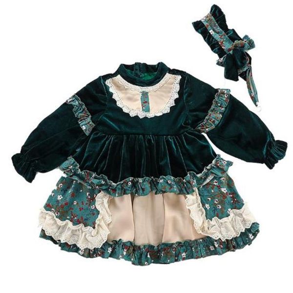 girl's dresses baby girl autumn winter vintage spanish turkey velvet ball gown dress kids thick birthday party princess, Red;yellow
girl's dresses baby girl autumn winter vintage spanish turkey velvet ball gown dress kids thick birthday party princess, Red;yellow