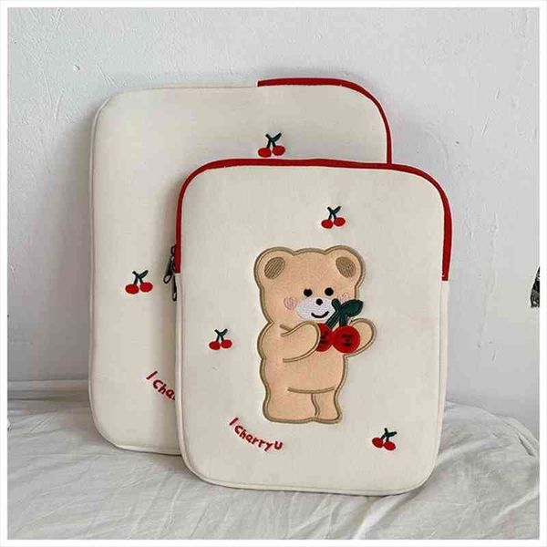 cartoon cherry bear embroidered lapstorage bag 11 13 ipad liner bag tablet ipad sleeve case for macbook air pro
cartoon cherry bear embroidered lapstorage bag 11 13 ipad liner bag tablet ipad sleeve case for macbook air pro