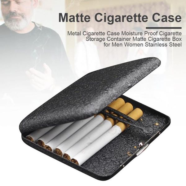 storage bottles & jars metal cigarette case moisture proof container matte box for men women stainless steel quick de;ivery
storage bottles & jars metal cigarette case moisture proof container matte box for men women stainless steel quick de;ivery