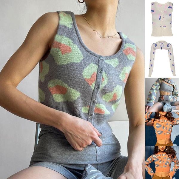 women's knits & tees women knitted long sleeve sweater cardigan harajuku leopard print button tank vest lapel collar irregular cover up, White
women's knits & tees women knitted long sleeve sweater cardigan harajuku leopard print button tank vest lapel collar irregular cover up, White
