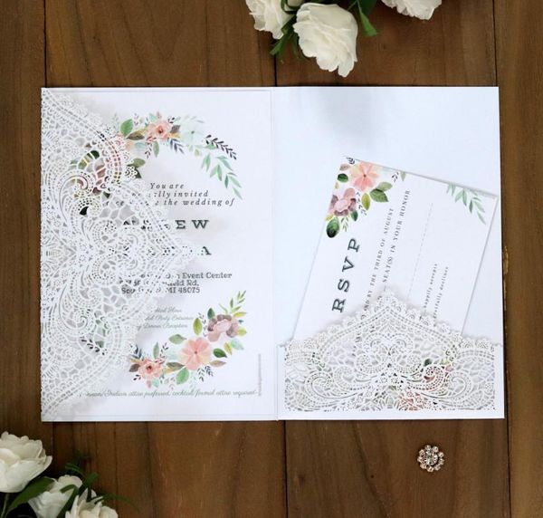 greeting cards 10 sets laser cut wedding invitations elegant invitation pocket with inner paper & envelopes
greeting cards 10 sets laser cut wedding invitations elegant invitation pocket with inner paper & envelopes