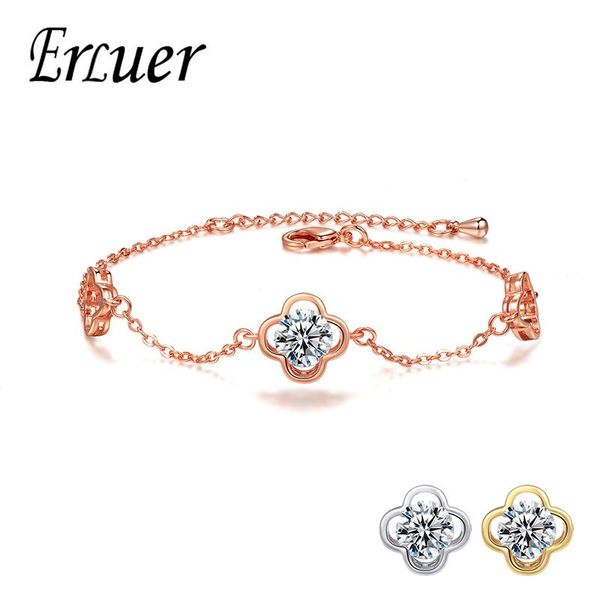 cuff erluer fashionable contracted clover bracelets for women austrian crystal romantic valentines's day gift drop, White
cuff erluer fashionable contracted clover bracelets for women austrian crystal romantic valentines's day gift drop, White