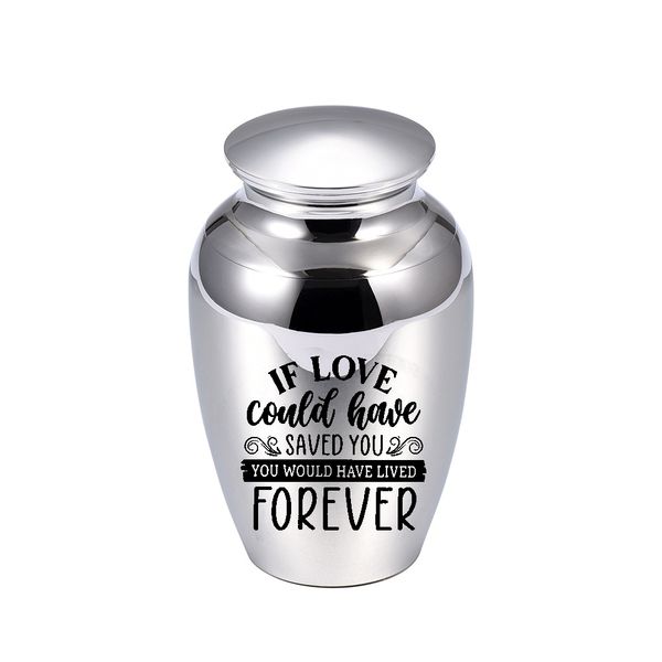 aluminum alloy silver urns pendant cremation ashes urn keepsake casket columbarium human memorials commemorate the departed loved ones
aluminum alloy silver urns pendant cremation ashes urn keepsake casket columbarium human memorials commemorate the departed loved ones