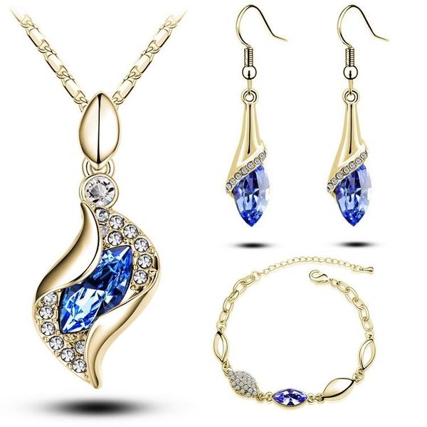 earrings & necklace feecolor 1set moda elegant luxury design fashion rose colorful austrian crystal drop jewelry sets women gift, Silver
earrings & necklace feecolor 1set moda elegant luxury design fashion rose colorful austrian crystal drop jewelry sets women gift, Silver