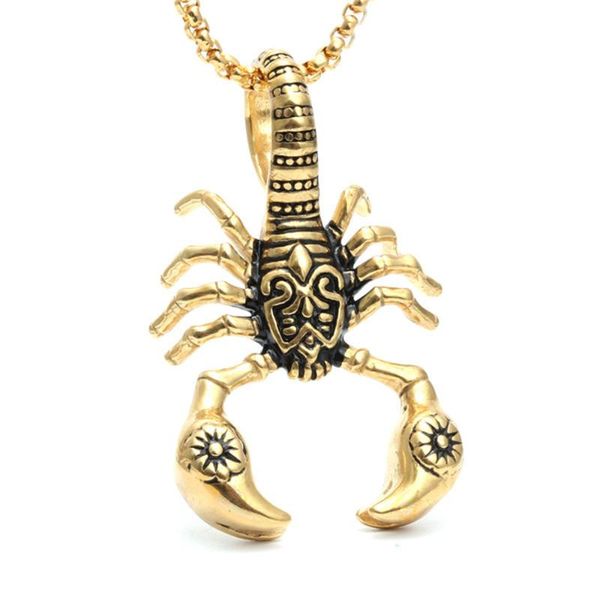 pendant necklaces fashion simple style casting scorpion men's necklace gothic accessories furreal friends retro, Silver
pendant necklaces fashion simple style casting scorpion men's necklace gothic accessories furreal friends retro, Silver
