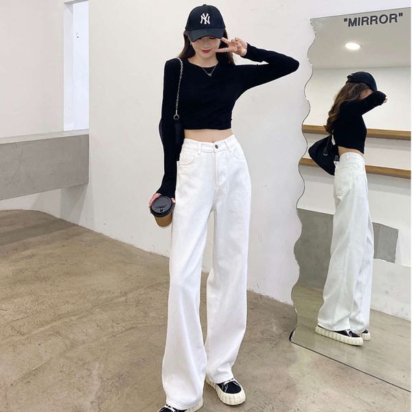 autumn elegant high waist tube loose hanging feeling wide leg pants show thin and drag, Blue
autumn elegant high waist tube loose hanging feeling wide leg pants show thin and drag, Blue