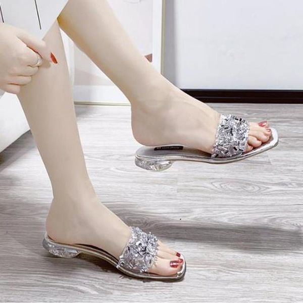 slippers fashionable 2021 summer sandals and open toe crystal low heels wear rhinestone word drag women shoes, Black
slippers fashionable 2021 summer sandals and open toe crystal low heels wear rhinestone word drag women shoes, Black