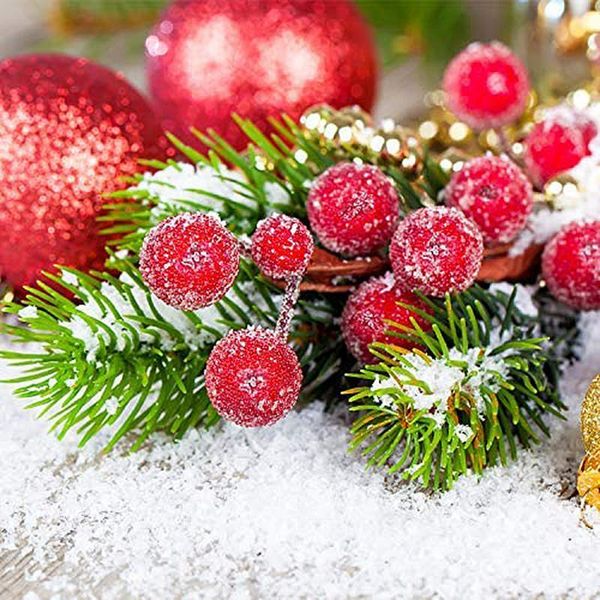 40pcs mini frosted artificial berry vivid red holly berries christmas double heads flowers tree decorative & wreaths
40pcs mini frosted artificial berry vivid red holly berries christmas double heads flowers tree decorative & wreaths