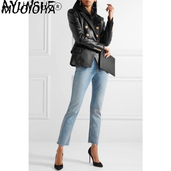women's leather & faux women's fur coat spring autumn suit real genuine jacket women clothes 2021 100% sheepskin ol korean elegant, Black
women's leather & faux women's fur coat spring autumn suit real genuine jacket women clothes 2021 100% sheepskin ol korean elegant, Black