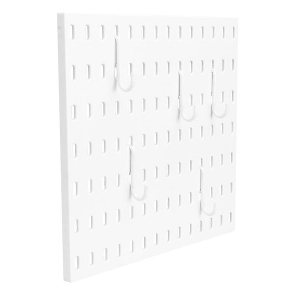 hooks & rails 1 set of home pegboard rack hole board wall hanging storage holder (white)
hooks & rails 1 set of home pegboard rack hole board wall hanging storage holder (white)