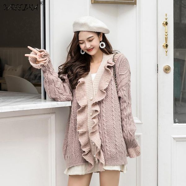 women's sweaters 2021 winter women cardigans sweater wool knitted elasticity casual fashion loose v-neck single breasted warm female, White;black
women's sweaters 2021 winter women cardigans sweater wool knitted elasticity casual fashion loose v-neck single breasted warm female, White;black