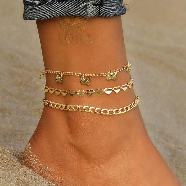 anklets kinfolk boho anklet foot geometry chain ankle summer bracelet butterfly pendant charm sandals barefoot beach bridal jewelry, Red;blue
anklets kinfolk boho anklet foot geometry chain ankle summer bracelet butterfly pendant charm sandals barefoot beach bridal jewelry, Red;blue