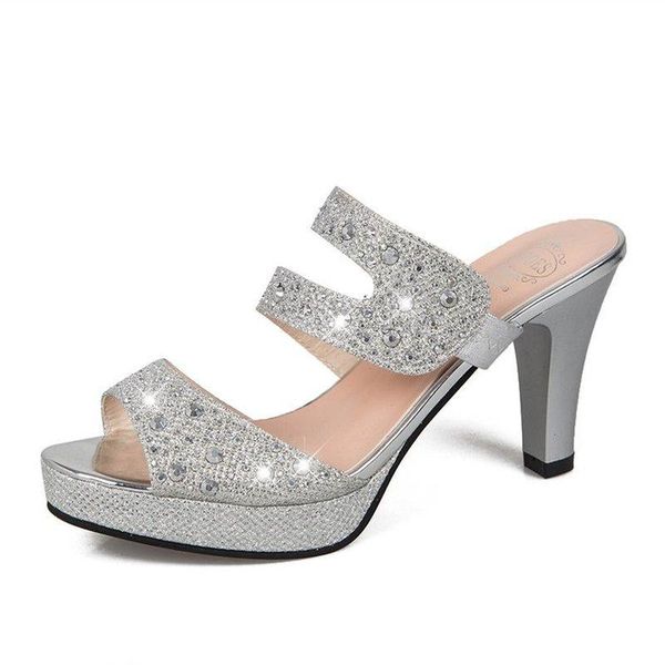dress shoes 2021 summer style fashion diamond thin high heeled sandals open toe platform woman rhinestone silver for party, Black
dress shoes 2021 summer style fashion diamond thin high heeled sandals open toe platform woman rhinestone silver for party, Black