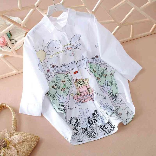 vanovich bat-wing sleeve women blouses and spring summer ladies embroidery lapel clothing 210615, White
vanovich bat-wing sleeve women blouses and spring summer ladies embroidery lapel clothing 210615, White