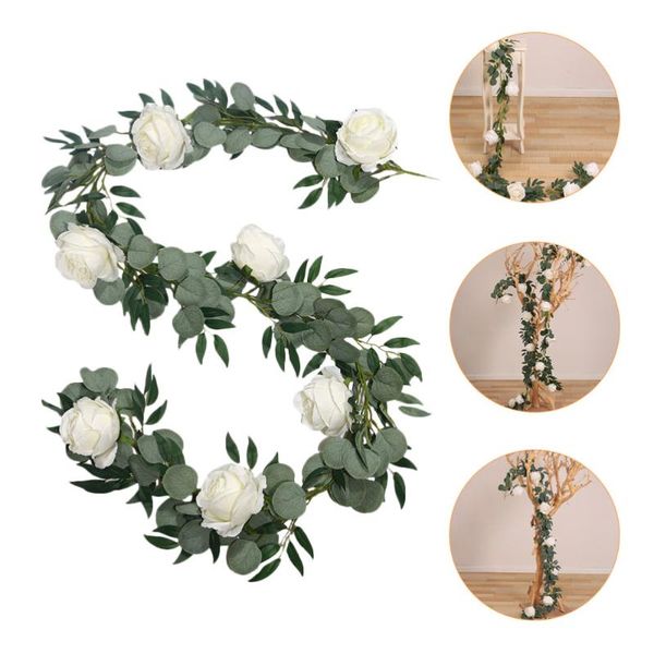 decorative flowers & wreaths 1pc artificial rose flower rattan green leaf vine wedding decor
decorative flowers & wreaths 1pc artificial rose flower rattan green leaf vine wedding decor