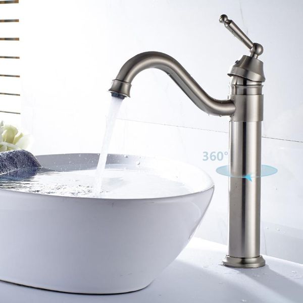 bathroom sink faucets all copper nickel brushed basin faucet elbow water can rotate the above counter and cold mixer
bathroom sink faucets all copper nickel brushed basin faucet elbow water can rotate the above counter and cold mixer