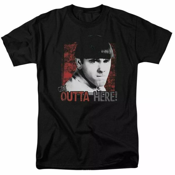 The Three Stooges Get Outta Here T Shirt Mens Licensed Moe Larry Curly Black, White;black
The Three Stooges Get Outta Here T Shirt Mens Licensed Moe Larry Curly Black, White;black