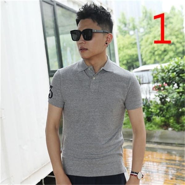 summer men's cotton lapel short-sleeved t-shirt solid color t-shirt shirt 210420, White;black
summer men's cotton lapel short-sleeved t-shirt solid color t-shirt shirt 210420, White;black