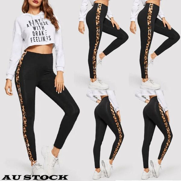 high waist fitness sport leggings women leopard patchwork stretch workout running trousers gym slim bubooty bottoms lady women's pants, Black;white
high waist fitness sport leggings women leopard patchwork stretch workout running trousers gym slim bubooty bottoms lady women's pants, Black;white
